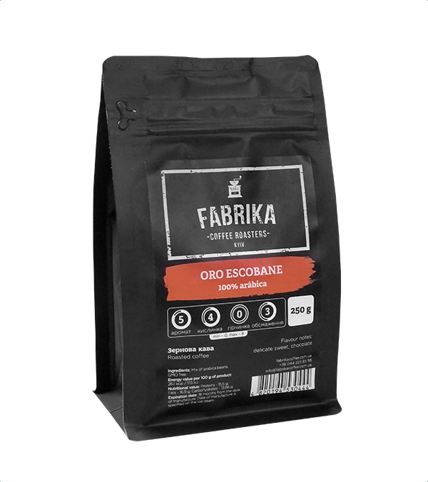 Кава в зернах FABRIKA Oro Escobane 250 г